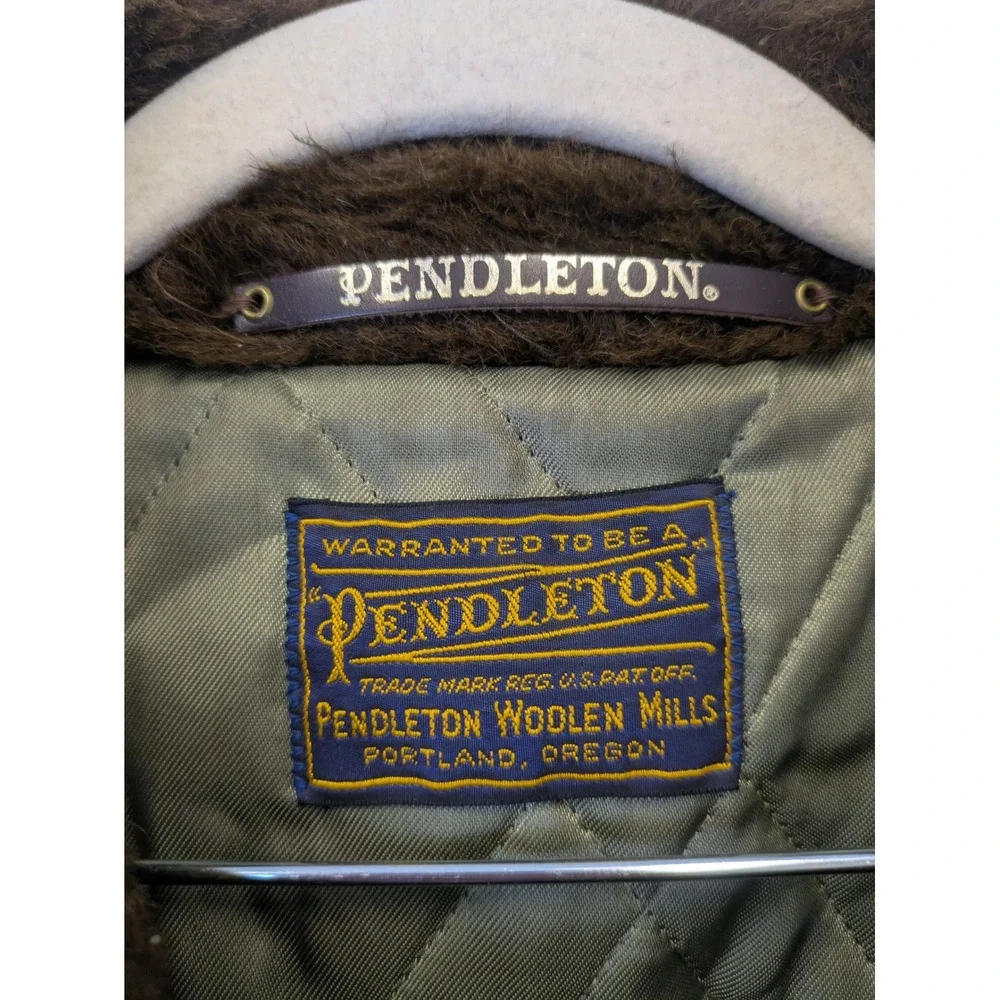 Pendleton‎ VINTAGE 70'S Men's Size XL Wool Plaid Coat